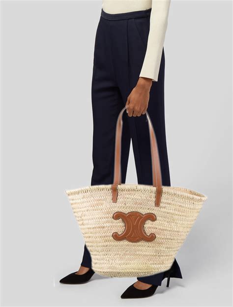 celine triomphe panier bag|CLASSIC PANIER .